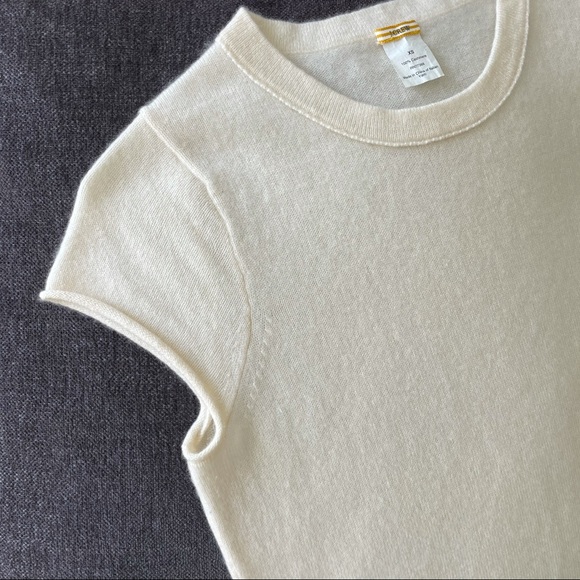 J. Crew Tops - J.Crew Cream Cashmere Tee